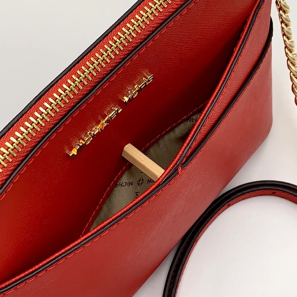 MICHAEL KORS
Jet Set Travel Medium Logo Dome Crossbody Bag FLAME COLOR - Picture 8 of 15